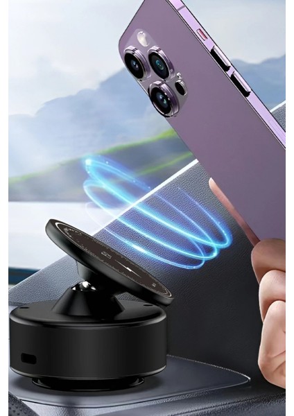 WC73 360 Derece Ayarlanabilir 2in1 18W Type-C Çıkışlı ve 15W Kablosuz Araç Şarj fiyatları