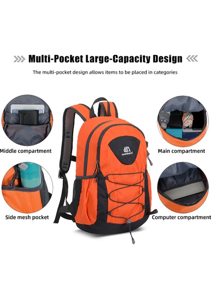 20L Su Geçirmez Hafif Açık Hava Yürüyüş Çantası (Yurt Dışından) modelleri