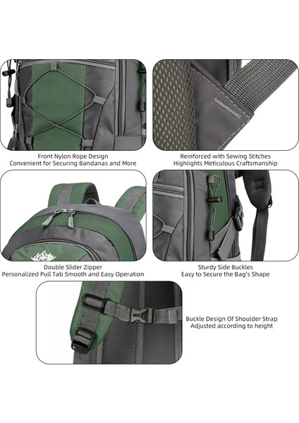 Erkek Yürüyüş Çantası Çoklu Bölmeli Suya Dalı (Yurt Dışından) fiyatları