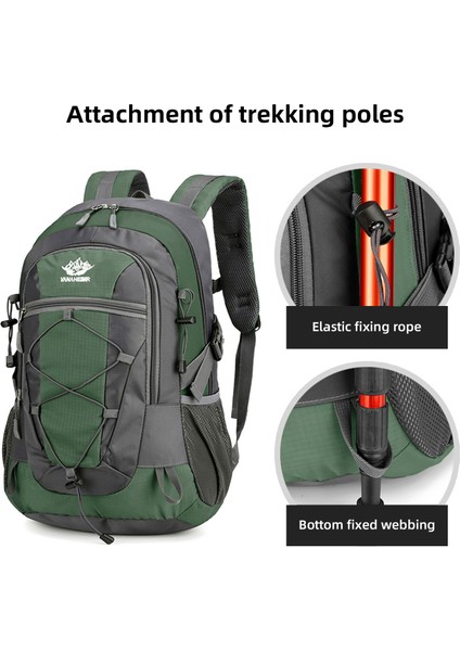 Erkek Yürüyüş Çantası Çoklu Bölmeli Suya Dalı (Yurt Dışından) fırsatları