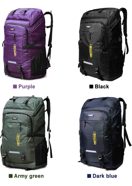 80L Su Geçirmez Büyük Kapasiteli Dağcılık Sırt Çantası (Yurt Dışından) modelleri