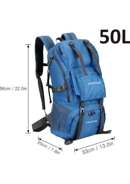 50L Su Geçirmez Büyük Kapasiteli Dağcılık Çantası (Yurt Dışından) modelleri