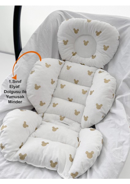 Gold Micky Puset Minderi Oto Koltuğu 55X35 cm fiyatları