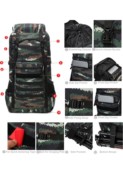 Çevreye Yönelik Büyük Kapasiteli Molle Çantası (Yurt Dışından) fiyatları