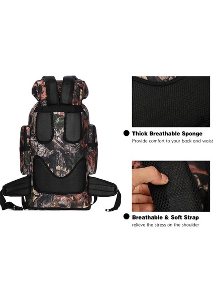 100L Su Geçirmez Genişletilebilir Outdoor Yürüyüş Çantası (Yurt Dışından) fırsatları