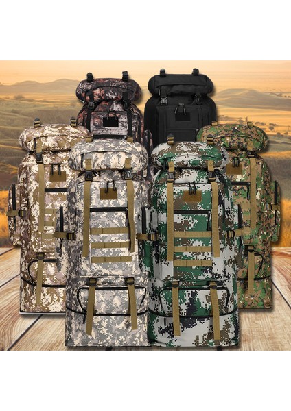 100L Su Geçirmez Genişletilebilir Outdoor Yürüyüş Çantası (Yurt Dışından) modelleri