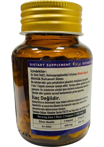 Royal Jelly Arı Sütü 60 Kapsül