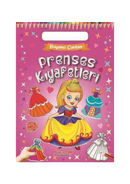 Yumurcak Boyama Çantam - Prenses Kıyafetleri