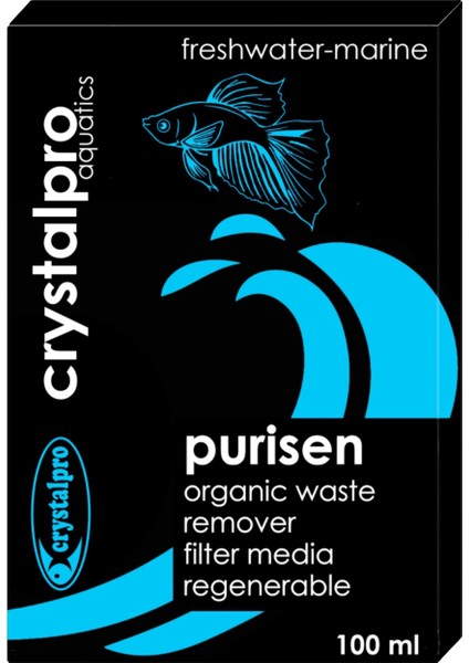Purisen 100ML - Organik Atık Temizleyici Akvaryum Filtre Resini - Yenilenebilir