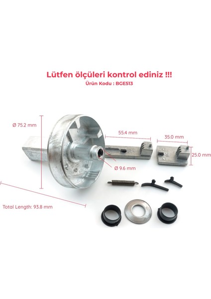 BGE513 Mercedes Vito Viano W639 Sprinter MK2 VW Crafter için Sağ Kolçak Tamir Seti fiyatları