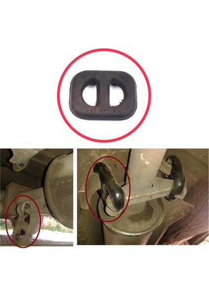 BSP6 Opel Saab Daewoo İçin 1 Adet Egsoz Susturucu Askısı 852723