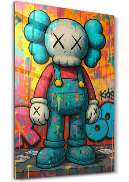Street Energy - Pop Graffiti Cam Duvar Tablosu
