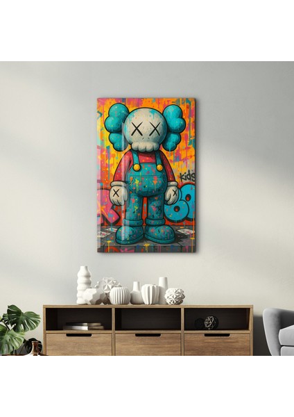 Street Energy - Pop Graffiti Cam Duvar Tablosu