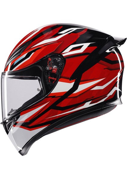 Kask/k1 S Lıon Black/red/whıte Configuration