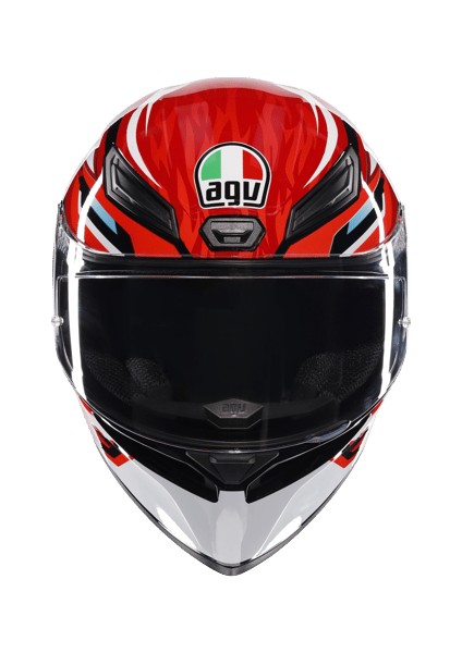Kask/k1 S Lıon Black/red/whıte Configuration
