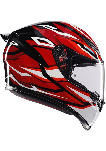 Kask/k1 S Lıon Black/red/whıte Configuration