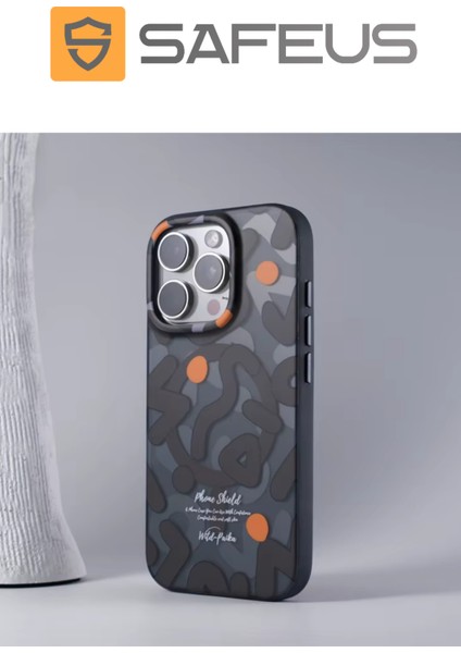 Grafitty Serisi Sert Magsafe Özellikli Premium Kılıf