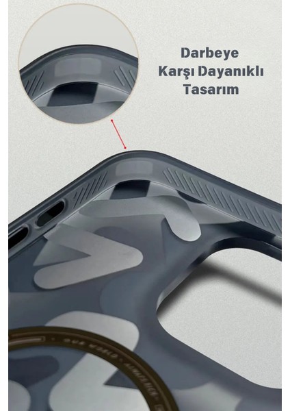 Grafitty Serisi Sert Magsafe Özellikli Premium Kılıf