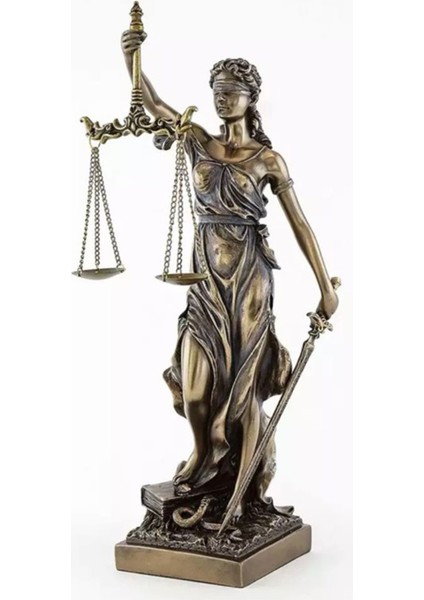 Adaletin Simgesi Kadın Adalet Heykeli Sevdiklerinize ve Dostlarınıza Ihtişamlı Bir Hediye Dekor