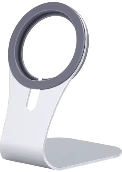 Magsafe Cep Telefonu Şarj Standı Manyetik Telefon Standı IPhone 12 Serisi Için Alüminyum Alaşımlı Stand Hızlı Kablosuz Şarj Standırenk:siyah (Yurt Dışından)