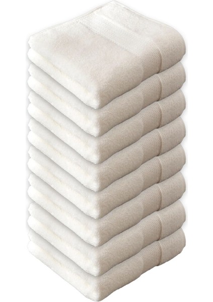 Woven Havlu 8'li 50 x 90 cm Krem