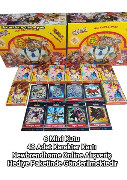 Yugioh Yeni Sezon Kartlar (6 Minik Kutu 48 Adet Karakter Kartı)Yeni Karakterler Oyun Kağıtları 2025 fiyatları