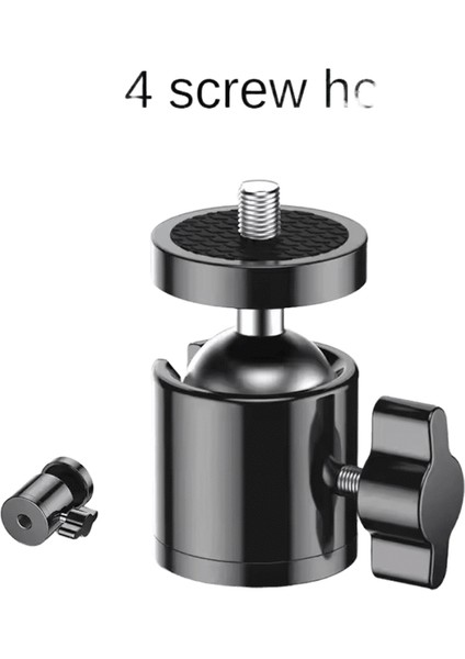 Evrensel Tripod Dağı Cep Telefonu Tutucu Klip Standı Selfie Stick Xiaomi 360 Döndür Kamera Braketi Için 1/4 Vidalı Bilyalı Kafa Adaptörü Renk: Kelepçe (Yurt Dışından)