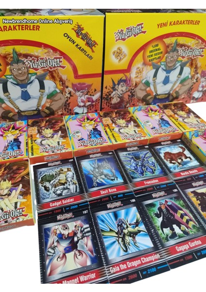 Yugioh Yeni Sezon Kartlar (48 Minik Kutu 384 Adet Karakter Kartı)Yeni Karakterler Oyun Kağıtları