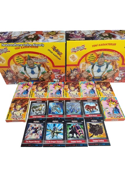 Yugioh Yeni Sezon Kartlar (12 Minik Kutu 96 Adet Karakter Kartı)Yeni Karakterler Oyun Kağıtları 2025
