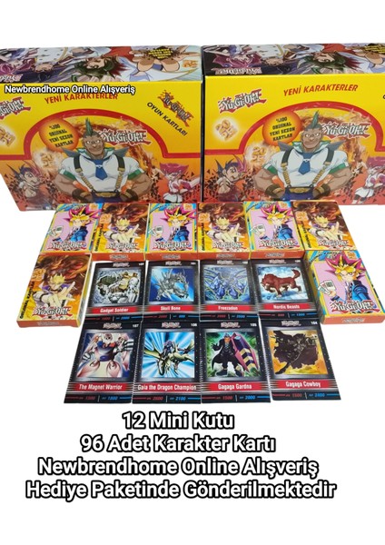 Yugioh Yeni Sezon Kartlar (12 Minik Kutu 96 Adet Karakter Kartı)Yeni Karakterler Oyun Kağıtları 2025 fiyatları