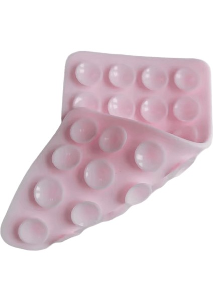 Cep Telefonu Fikstürü Için Silikon Emme Pedi Çift Taraflı Vantuz Destekli Yapıştırıcı Sabitleme Için Silikon Kauçuk ， Pedi Renk:açık Pembe (Yurt Dışından)