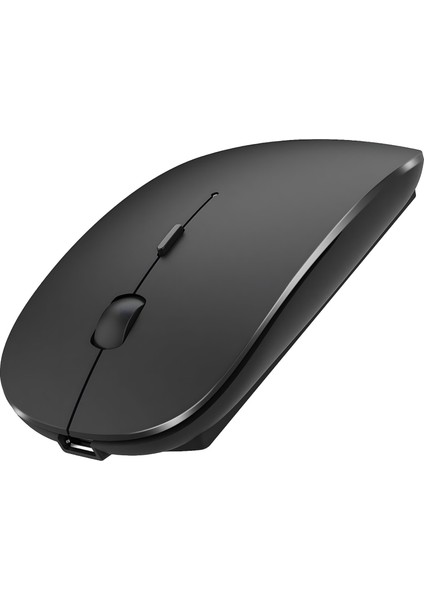 Anaway Shopping Bluetooth Şarjlı 2.4ghz Kablosuz Mouse | Sessiz Tıklama | Ergonomik Tasarım | Telefon,tablet, Pc, Mac, Laptop Uyumlu