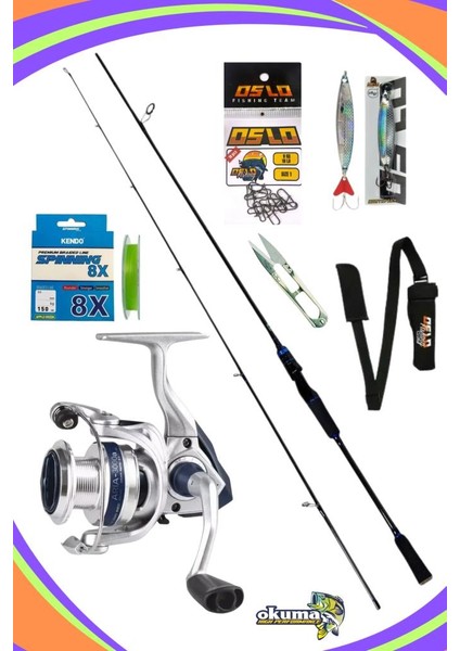 Legend 270cm 7-40gr Okuma Aria C3000a 8x Spin Olta Seti