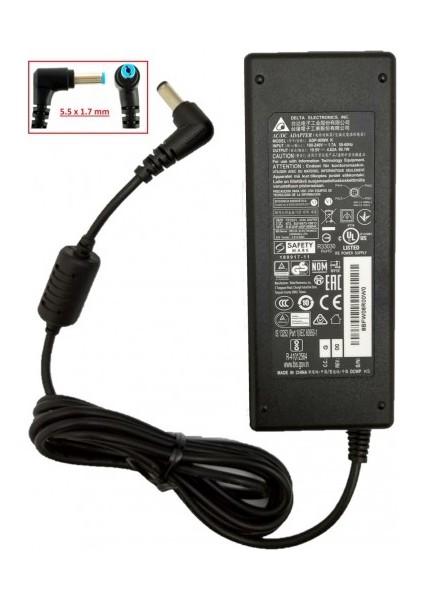Delta Acer Aspire A315-21-96PZ Notebook Adaptör (Orjinal Üretici 19V 4.74A 90W)