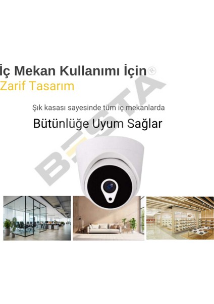 2 Dış 2 Iç Kameralı 2 Mp 1080 P 3.6 mm Geniş Açı 1 Tb HDD Dahil Güvenlik Seti - ST2221000