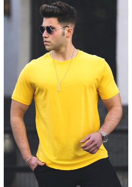 Sarı Erkek Tişört 4951