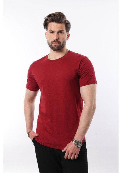 Bordo Erkek Tişört 4951