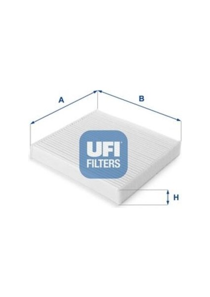 Ufı 53.147.00 Polen Filtresi Corolla Uyumlu 07-11 Auris 07-11 Yaris 06-11 Rav4 06-11 Landcruiser 08- Hilux 08- / Range Rover 12-