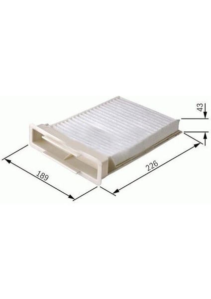 SC701 Polen Filtresi Clıo Iıı Modus Twingo / Logan Sandero Duster / Micra K12 03- Note 07-