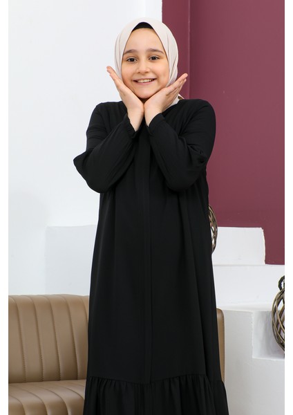 Eteği Büzgülü Ferace(Çocuk) fırsatları