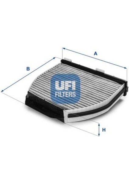 Ufı 54.163.00 Polen Filtresi Karbonlu (Mercedes : C Serisi 07-/ Cls 11-/ E Serisi 09-/ Glk 08-)
