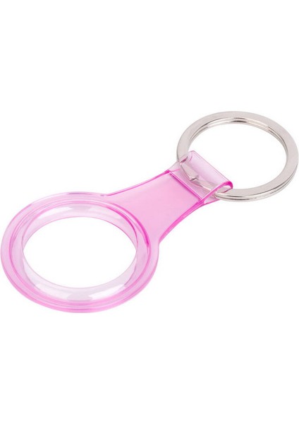 ​zore Airtag 07 Uyumlu Silikon Anahtarlık-Pembe fiyatları