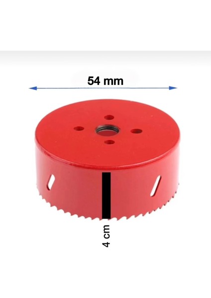Bi-Metal Delik Açma Testeresi Panç 54 mm