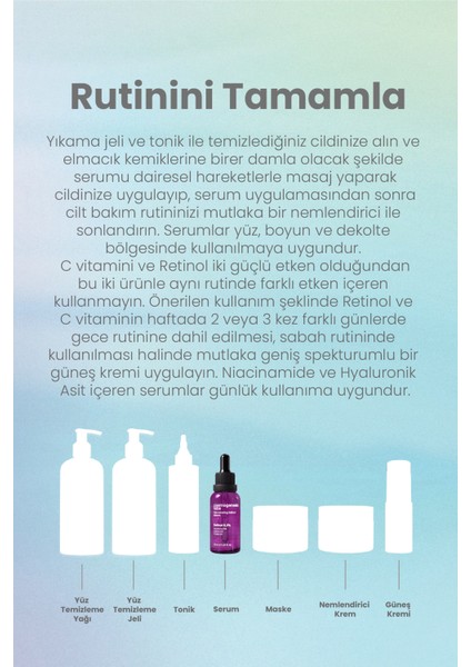 Tüm Cilt Tipleri Temel Serum Başlangıç Seti Vegan