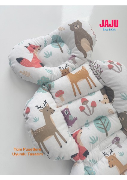 Sevimli Orman Tasarım Puset Minderi / Bebek Arabası Minderi fiyatları