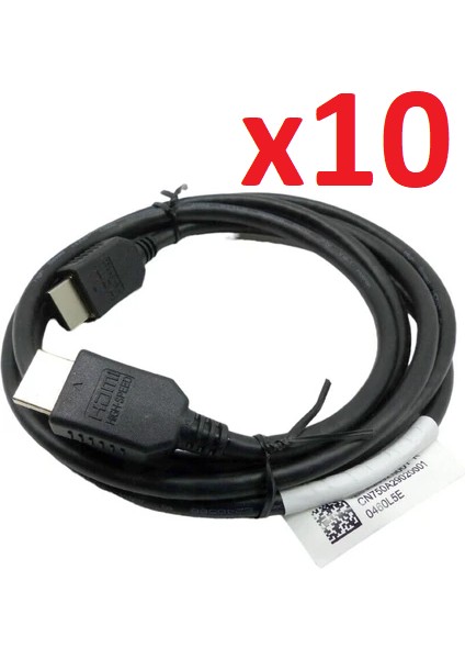 HDMI Kablo (10'lu Paket) 1.8m (Hp 917445-001)