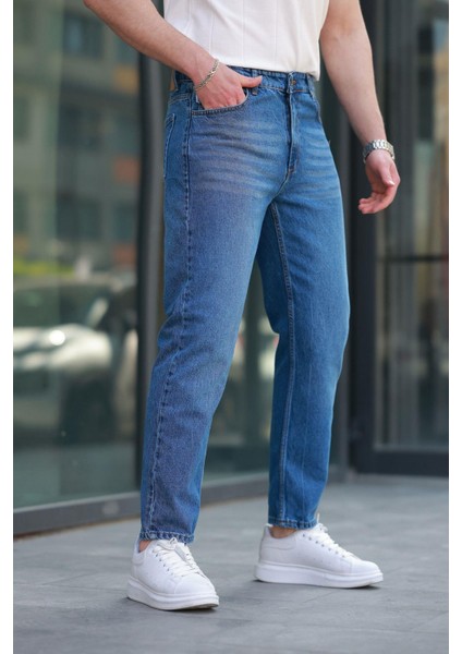 Lacivert Erkek Jean Pantolon E7419 fiyatları