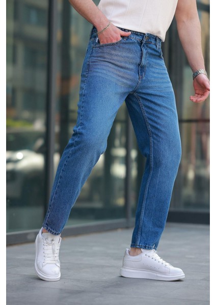 Lacivert Erkek Jean Pantolon E7419 modelleri