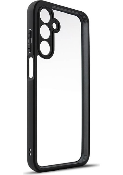 Galaxy A25 Kılıf Kamera Korumalı Şeffaf Arka Yüzey Fygs New Roll Kapak-Siyah indirimleri