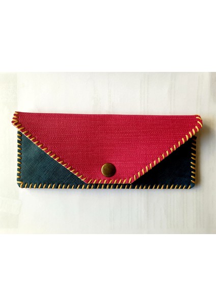 Portföy Cüzdan Telefon ve Kredi Kart Organizeri El Yapımı, Ölçüleri : Kapalı Vaziyette 20 x 12 cm